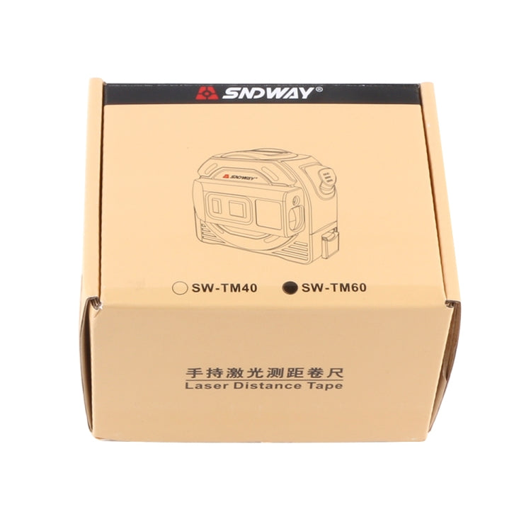 SNDWAY SW-TM40 40m Digital Range Finder Laser Distance Meter Tape Multi-function Self-Locking Hand Tool Device - free shipping - PMC TechLife - Order now!