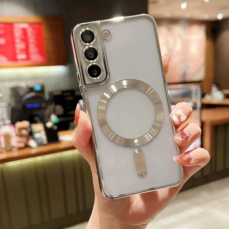 For Samsung Galaxy S23+ 5G MagSafe Electroplating TPU Phone Case(Silver) - free shipping - PMC TechLife - Order now!
