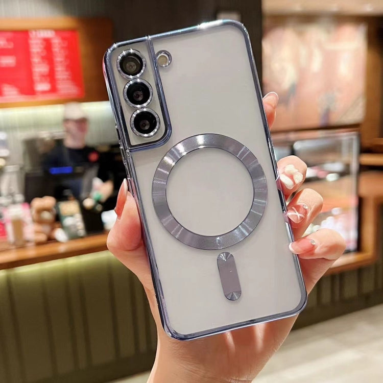 For Samsung Galaxy S23 5G MagSafe Electroplating TPU Phone Case(Sierra Blue) - Galaxy S23 5G Cases by PMC TechLife | Online Shopping South Africa | PMC TechLife