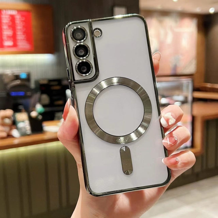 For Samsung Galaxy S21 FE 5G MagSafe Electroplating TPU Phone Case(Green) - Galaxy Phone Cases by PMC TechLife | Online Shopping South Africa | PMC TechLife