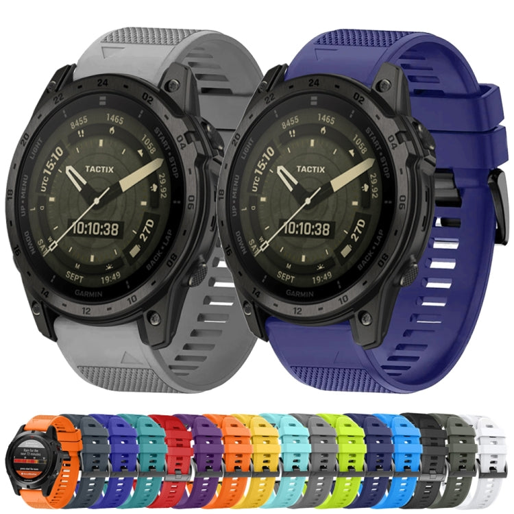 Compatible with Garmin Fenix 5X Plus 26mm Quick Release Silicone Watch Band(Orange) - free shipping - PMC TechLife - Order now!