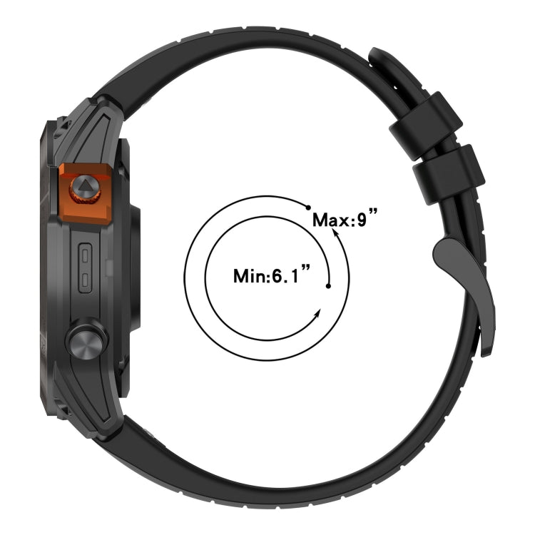 Compatible with Garmin Fenix 5X Plus 26mm Quick Release Silicone Watch Band(Orange) - free shipping - PMC TechLife - Order now!