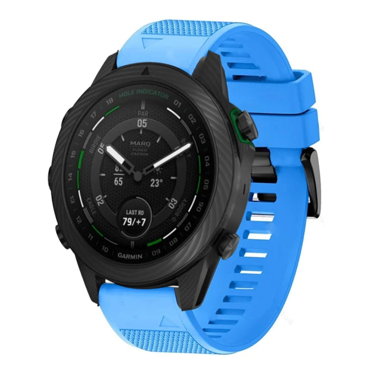 Compatible with Garmin MARQ Golfer Gen 2 22mm Quick Release Silicone Watch Band(Sky Blue) - free shipping - PMC TechLife - Order now!