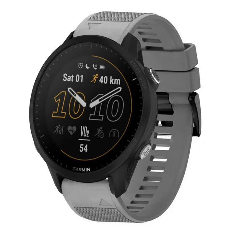 Compatible with Garmin Compatible witherunner 955 22mm Quick Release Silicone Watch Band(Grey) - free shipping - PMC TechLife - Order now!
