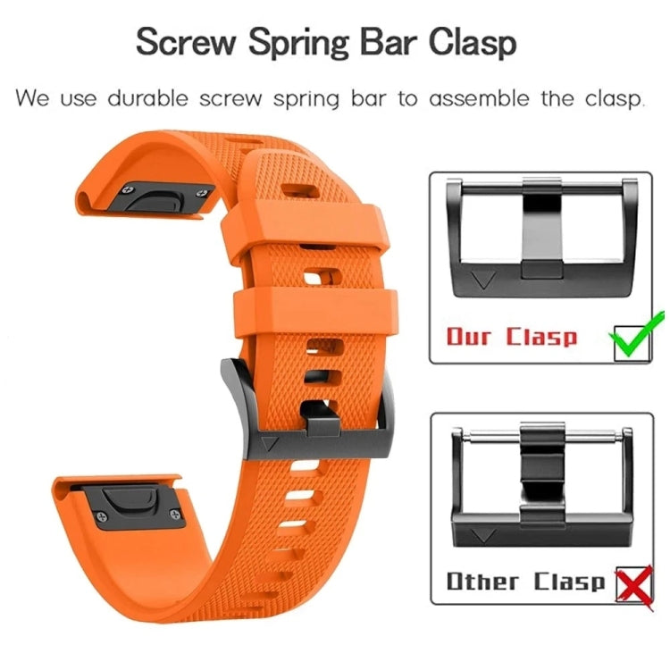 Compatible with Garmin Compatible witherunner 955 22mm Quick Release Silicone Watch Band(Grey) - free shipping - PMC TechLife - Order now!