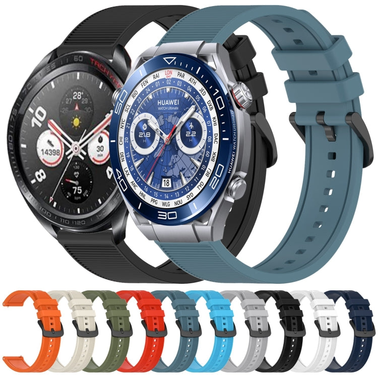 For Honor Watch GS 3i 22mm Textured Silicone Solid Color Watch Band(Starlight) - Watch Bands by PMC TechLife | Online Shopping South Africa | PMC TechLife