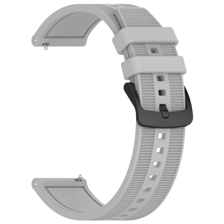For Xiaomi Watch S2 22mm Textured Silicone Solid Color Watch Band(Grey) - Watch Bands by PMC TechLife | Online Shopping South Africa | PMC TechLife | Buy Now Pay Later Mobicred