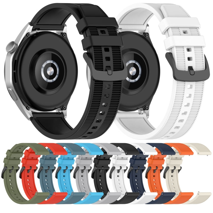 For Xiaomi MI Watch Color 22mm Textured Silicone Solid Color Watch Band(Red) - Watch Bands by PMC TechLife | Online Shopping South Africa | PMC TechLife | Buy Now Pay Later Mobicred