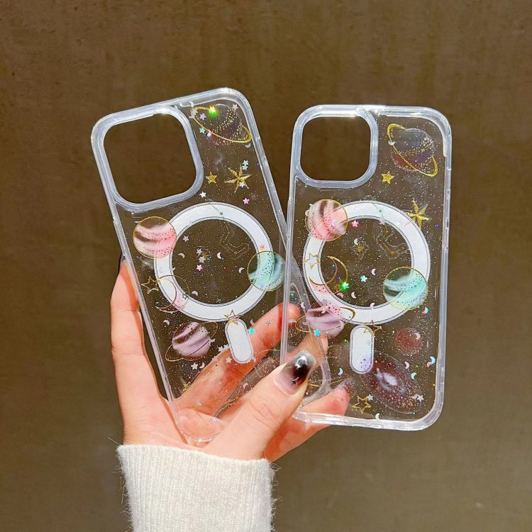 For iPhone 13 Pro Max Cosmic Star MagSafe TPU Phone Case(Transparent) - free shipping - PMC TechLife - Order now!