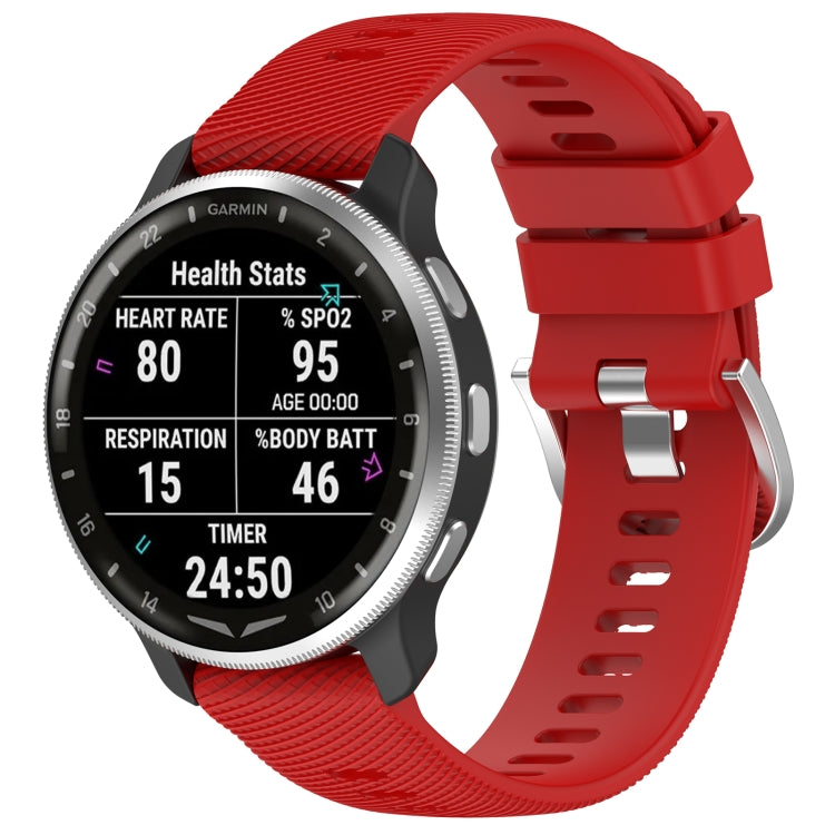 Compatible with Garmin D2 Air X10 43mm Cross Texture Silicone Watch Band(Red) - free shipping - PMC TechLife - Order now!