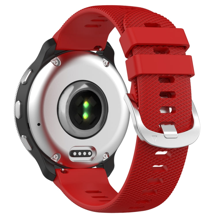 Compatible with Garmin D2 Air X10 43mm Cross Texture Silicone Watch Band(Red) - free shipping - PMC TechLife - Order now!