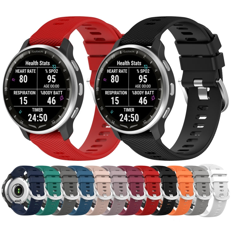 Compatible with Garmin D2 Air X10 43mm Cross Texture Silicone Watch Band(Dark Blue) - free shipping - PMC TechLife - Order now!
