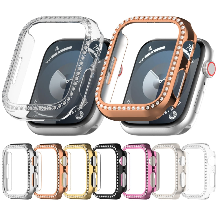 For Apple Watch Series 7 41mm Diamond Hollow PC Watch Case(Silver) - free shipping - PMC TechLife - Order now!