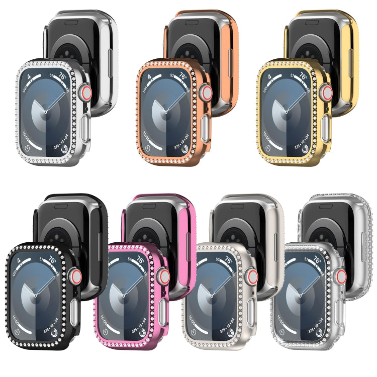 For Apple Watch Series 7 41mm Diamond Hollow PC Watch Case(Gold) - free shipping - PMC TechLife - Order now!