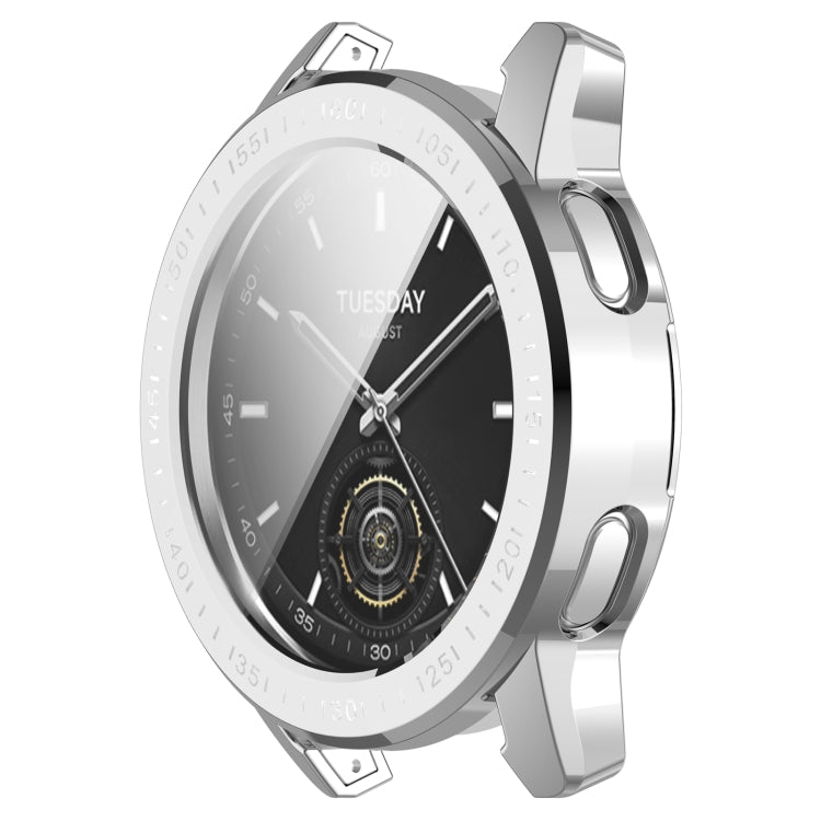For Xiaomi Watch S3 Full Package TPU Electroplated Watch Protective Case(Silver) - free shipping - PMC TechLife - Order now!