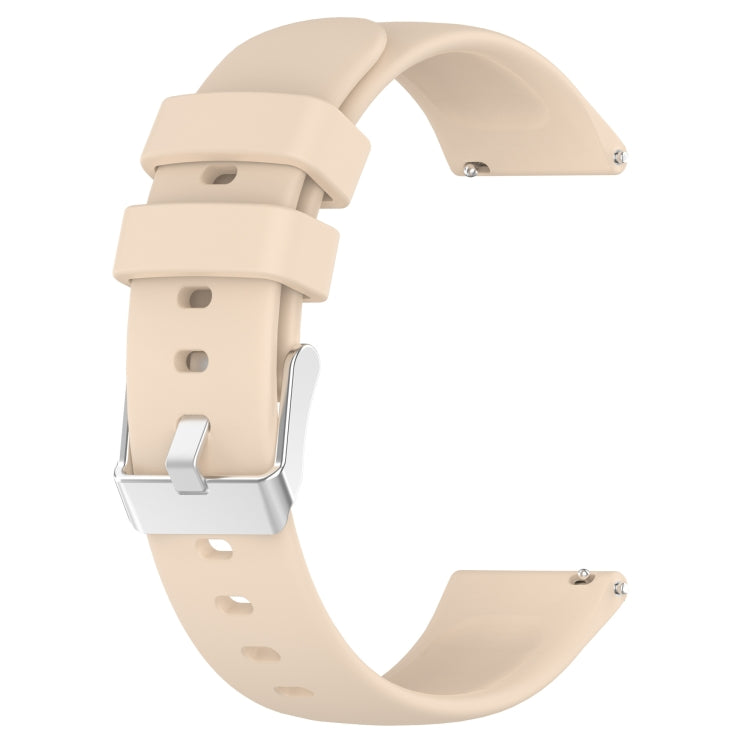 For Amazfit GTS 2 Mini 20mm Smooth Solid Color Silicone Watch Band(Beige) - free shipping - PMC TechLife - Order now!