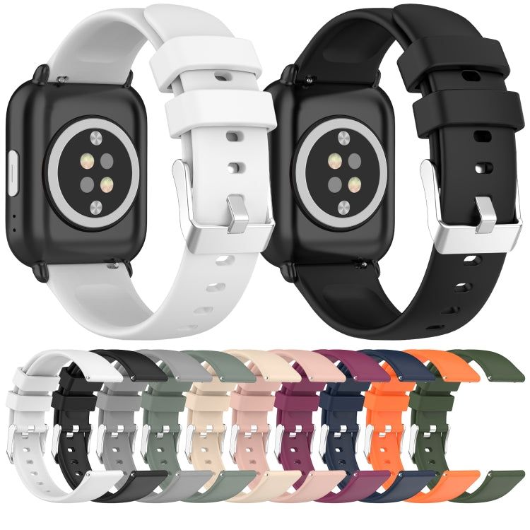 For Amazfit Bip 3 20mm Smooth Solid Color Silicone Watch Band(Army Green) - free shipping - PMC TechLife - Order now!