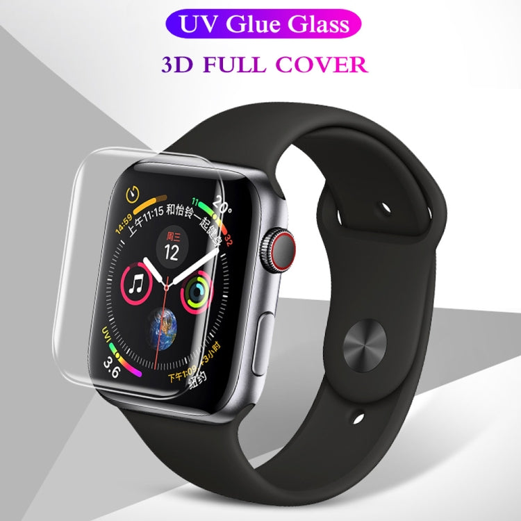 UV Liquid Curved Full Glue Full Screen Tempered Glass for Apple Watch Series 40mm - Watch Cases by PMC TechLife | Online Shopping South Africa | PMC TechLife | Buy Now Pay Later Mobicred