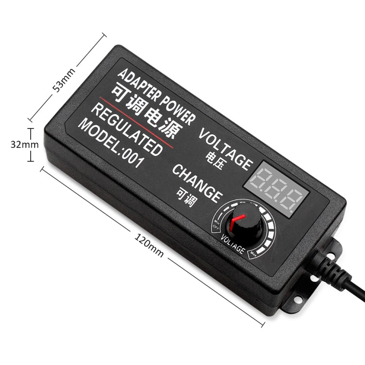 AC To DC Adjustable Voltage Power Adapter Universal Power Supply Display Screen Power Switching Charger EU, Output Voltage:3-12-5A - Power Supplies by PMC TechLife | Online Shopping South Africa | PMC TechLife