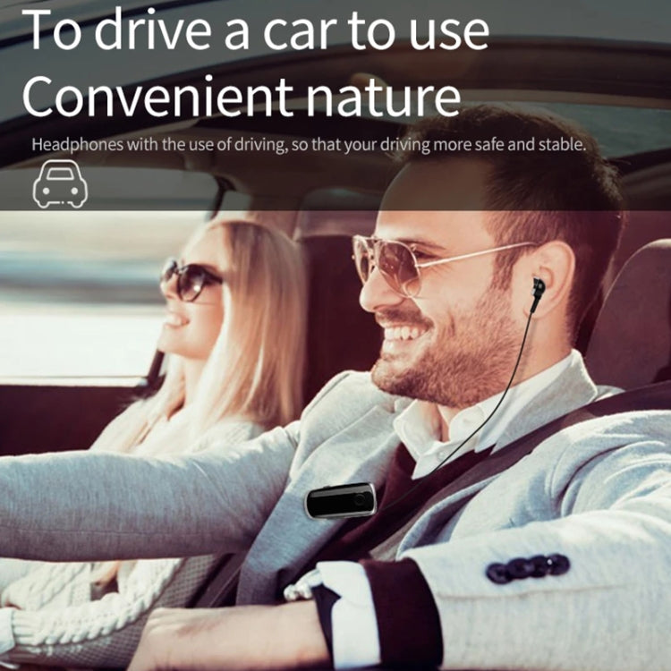K39 Wireless Bluetooth Headset CSR DSP chip In-Ear Vibrating Alert Wear Clip Hands Free Earphone (Black) - Bluetooth Earphone by PMC TechLife | Online Shopping South Africa | PMC TechLife