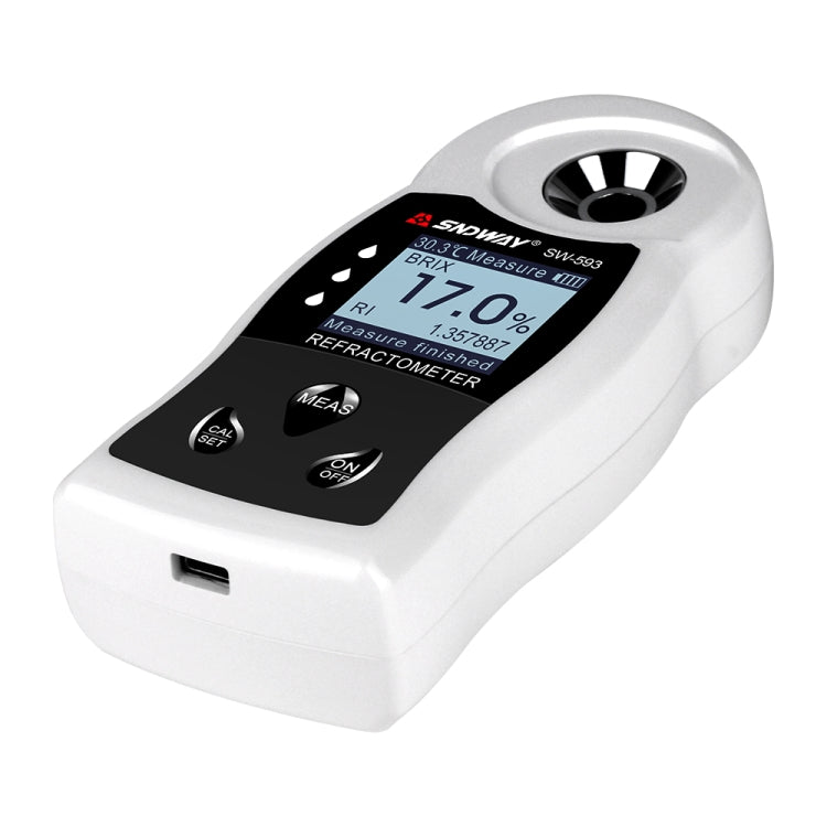 SNDWAY SW-593 Digital Refractometer Sugar Brix Meter Rechargeable Wine Beer Alcohol Drink Fruit Sugar Concentration Meter - free shipping - PMC TechLife - Order now!