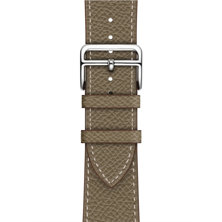 For Apple Watch 3 / 2 / 1 Generation 42mm Universal Leather Cross Band(Gray) - Watch Bands by PMC TechLife | Online Shopping South Africa | PMC TechLife | Buy Now Pay Later Mobicred