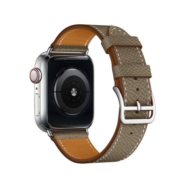 For Apple Watch 3 / 2 / 1 Generation 42mm Universal Leather Cross Band(Gray) - Watch Bands by PMC TechLife | Online Shopping South Africa | PMC TechLife | Buy Now Pay Later Mobicred