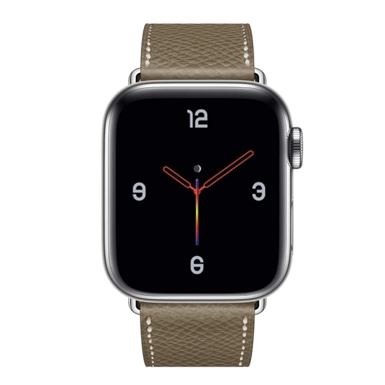 For Apple Watch 3 / 2 / 1 Generation 38mm Universal Leather Cross Band(Gray) - Watch Bands by PMC TechLife | Online Shopping South Africa | PMC TechLife | Buy Now Pay Later Mobicred