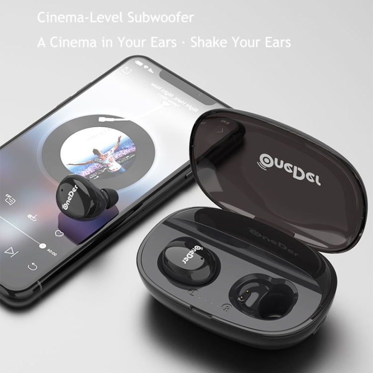 OneDer W12 Wireless Earphone with Waterproof IPX5 HD Stereo Sound TWS Bluetooth Earphone(White) - free shipping - PMC TechLife - Order now!
