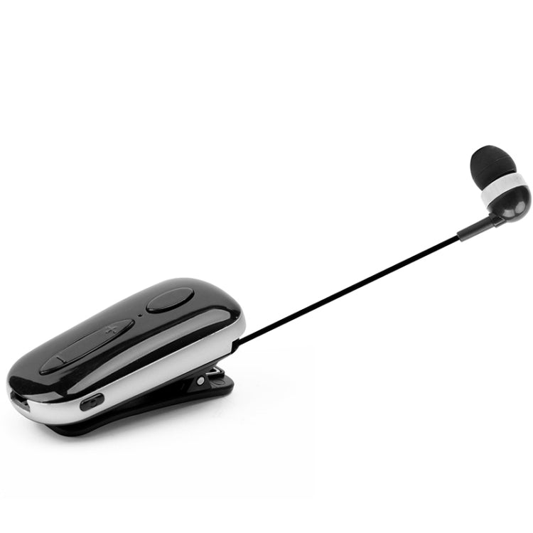 K36 Stereo Wireless Bluetooth Headset Calls Remind Vibration Wear Clip Driver Auriculares Earphone(Black) - Bluetooth Earphone by PMC TechLife | Online Shopping South Africa | PMC TechLife