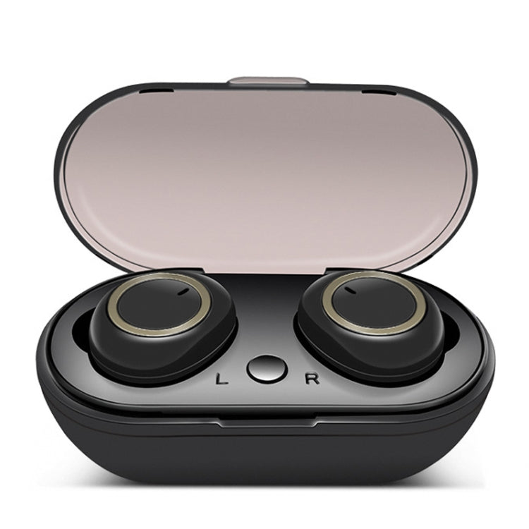 TWS-A1 TWS Bluetooth 5.0 Mini Invisible Sports Music Earphone with Charging Box & Microphone (Black) - TWS Earphone by PMC TechLife | Online Shopping South Africa | PMC TechLife