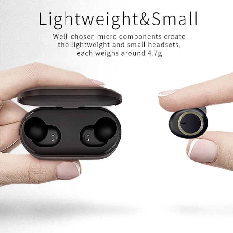 TWS-A1 TWS Bluetooth 5.0 Mini Invisible Sports Music Earphone with Charging Box & Microphone (Black) - TWS Earphone by PMC TechLife | Online Shopping South Africa | PMC TechLife