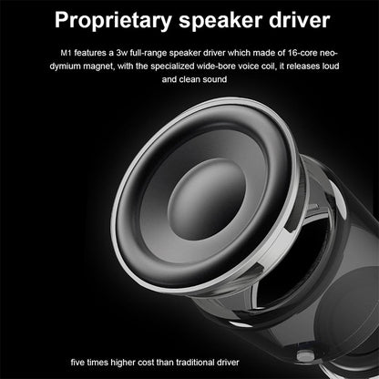 M1 Mini Bluetooth Subwoofer Speaker Portable Aluminium Alloy Wireless TWS Bluetooth, Support Handfree Call(Dream Red) - Mini Speaker by PMC Jewellery | Online Shopping South Africa | PMC Jewellery