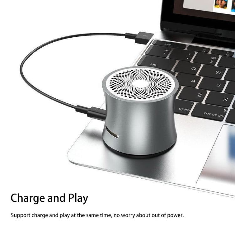 EWA A104 Bluetooth Speaker MP3 Player Portable Speaker Metallic USB Input MP3 Player Stereo Multimedia Speaker(Blue) - free shipping - PMC TechLife - Order now!
