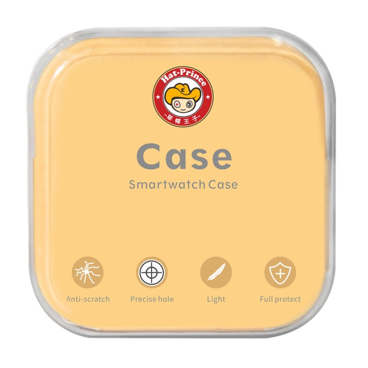 ENKAY Hat-prince Full Coverage PC Case + Tempered Glass Protector for Apple Watch Series 5 / 4 44mm(White) - Watch Cases by ENKAY | Online Shopping South Africa | PMC TechLife | Buy Now Pay Later Mobicred