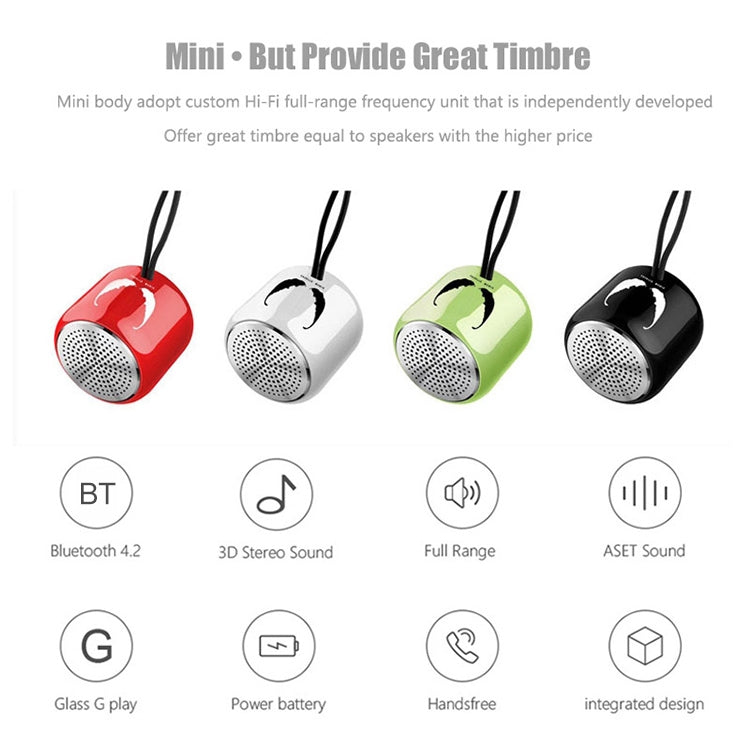 M9 Bluetooth5.0 Subwoofer Portable Speaker Aluminium Alloy Body Music Player(Red) - Mini Speaker by PMC TechLife | Online Shopping South Africa | PMC TechLife