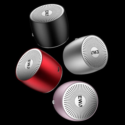 EWA A103 Portable Bluetooth Speaker Wireless Heavy Bass Bomm Box Subwoofer Phone Call Surround Sound Bluetooth Shower Speaker(Red) - Mini Speaker by EWA | Online Shopping South Africa | PMC Jewellery