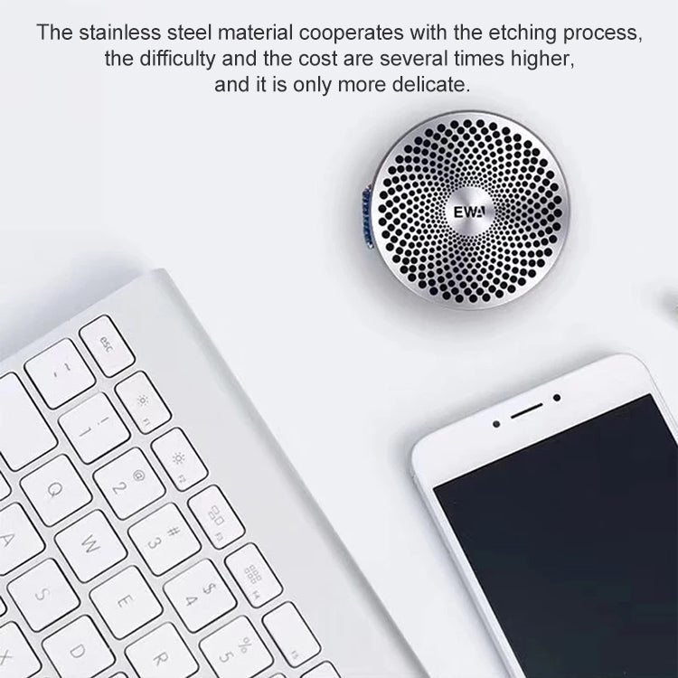 EWA A113 Portable Super Mini Bluetooth Speaker Wireless Bass Subwoofer Boom Box Speakers(Dark Grey) - free shipping - PMC TechLife - Order now!