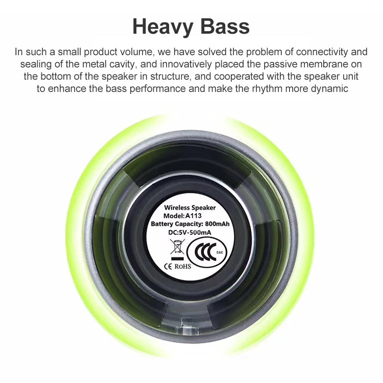 EWA A113 Portable Super Mini Bluetooth Speaker Wireless Bass Subwoofer Boom Box Speakers(Rose Gold) - Mini Speaker by EWA | Online Shopping South Africa | PMC TechLife | Buy Now Pay Later Mobicred