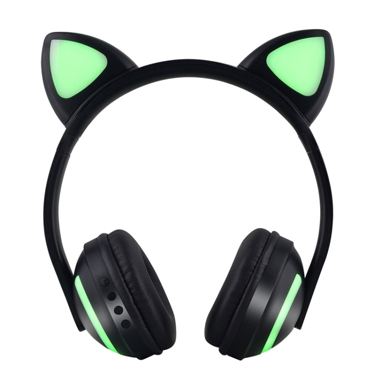 ZW19 LED 7 Colors light Bluetooth Stereo Wireless Headphones Cat Ear Flashing Glowing  Gaming Headset Earphone(Cat Ear) - Headset & Headphone by PMC Jewellery | Online Shopping South Africa | PMC Jewellery