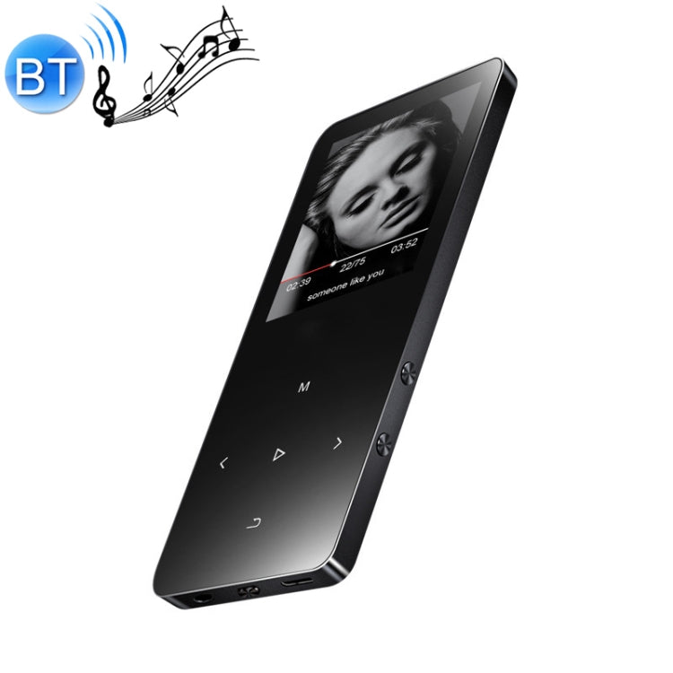 X2 16GB 1.8 inch Touch Screen Metal Bluetooth MP3 MP4 Hifi Sound Music Player (Black) - free shipping - PMC TechLife - Order now!