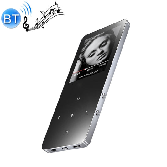 X2 16GB 1.8 inch Touch Screen Metal Bluetooth MP3 MP4 Hifi Sound Music Player (Silver) - MP4 Player by PMC Jewellery | Online Shopping South Africa | PMC Jewellery