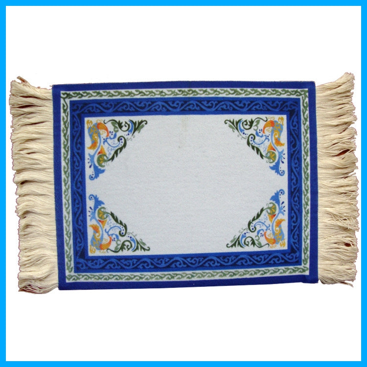 Mini Woven Rug Mat Retro Style Mouse Pad, Ramdom Color Delivery - Mouse Pads by PMC TechLife | Online Shopping South Africa | PMC TechLife