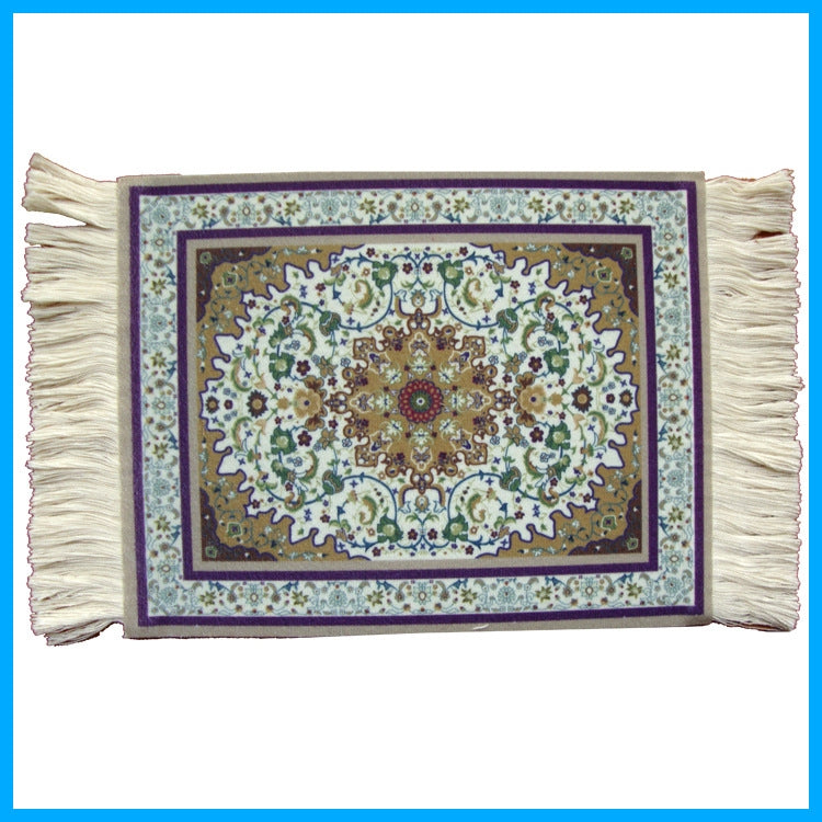 Mini Woven Rug Mat Retro Style Mouse Pad, Ramdom Color Delivery - Mouse Pads by PMC TechLife | Online Shopping South Africa | PMC TechLife