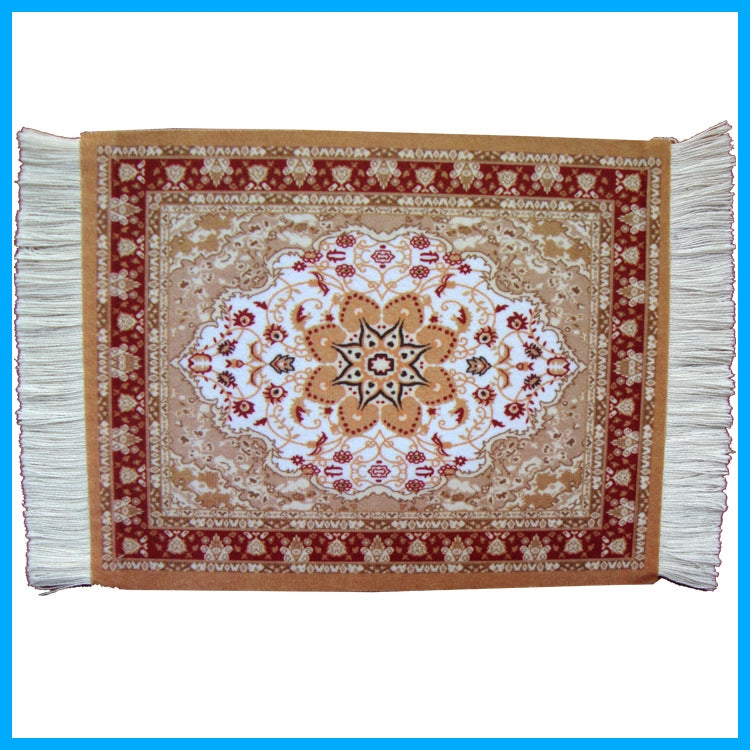Mini Woven Rug Mat Retro Style Mouse Pad, Ramdom Color Delivery - Mouse Pads by PMC TechLife | Online Shopping South Africa | PMC TechLife