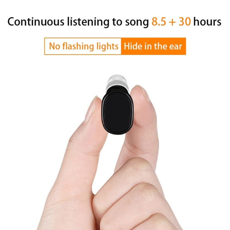 LESIRI X12 Bluetooth Headset Mini Wireless Earphone Portable USB Magnetic Charging Headset Sport Earbud Headset for iPhone(Black) - Bluetooth Earphone by LESIRI | Online Shopping South Africa | PMC TechLife | Buy Now Pay Later Mobicred