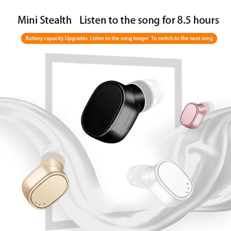 LESIRI X12 Bluetooth Headset Mini Wireless Earphone Portable USB Magnetic Charging Headset Sport Earbud Headset for iPhone(Black) - Bluetooth Earphone by LESIRI | Online Shopping South Africa | PMC TechLife | Buy Now Pay Later Mobicred