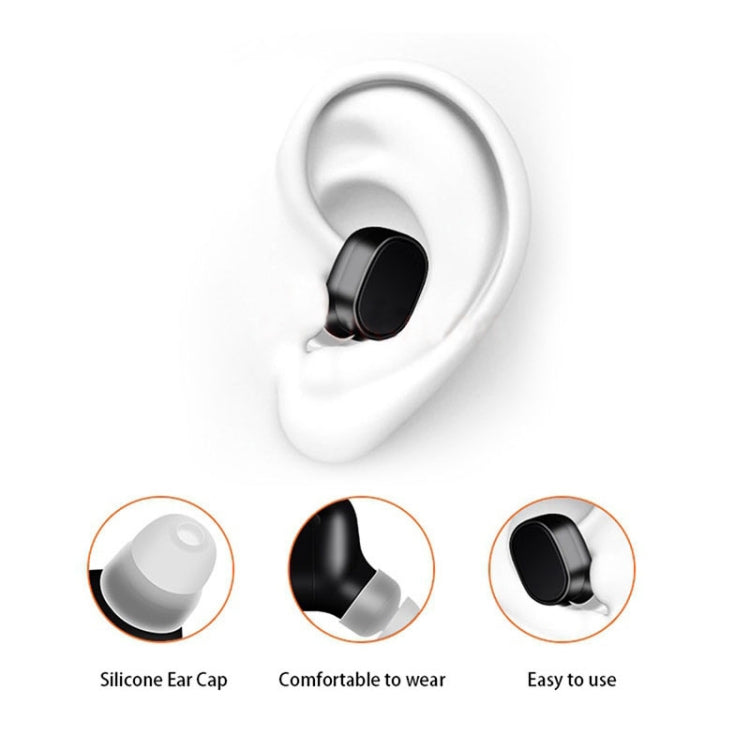 LESIRI X12 Bluetooth Headset Mini Wireless Earphone Portable USB Magnetic Charging Headset Sport Earbud Headset for iPhone(Rose Gold) - Bluetooth Earphone by LESIRI | Online Shopping South Africa | PMC TechLife | Buy Now Pay Later Mobicred