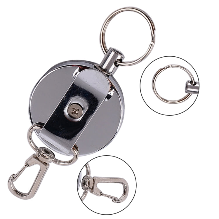 Resilience Steel Wire Rope Elastic Sporty Retractable Anti Lost Keychain - free shipping - PMC TechLife - Order now!