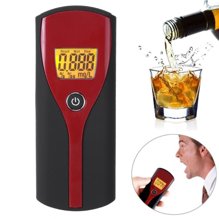 W637 Digital Breath Alcohol Tester Easy Use Breathalyzer Alcohol Meter Analyzer Detector with LCD Display - Digital Refractometer by PMC Jewellery | Online Shopping South Africa | PMC Jewellery